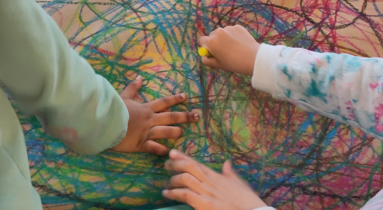Kinderyoga und Kunst